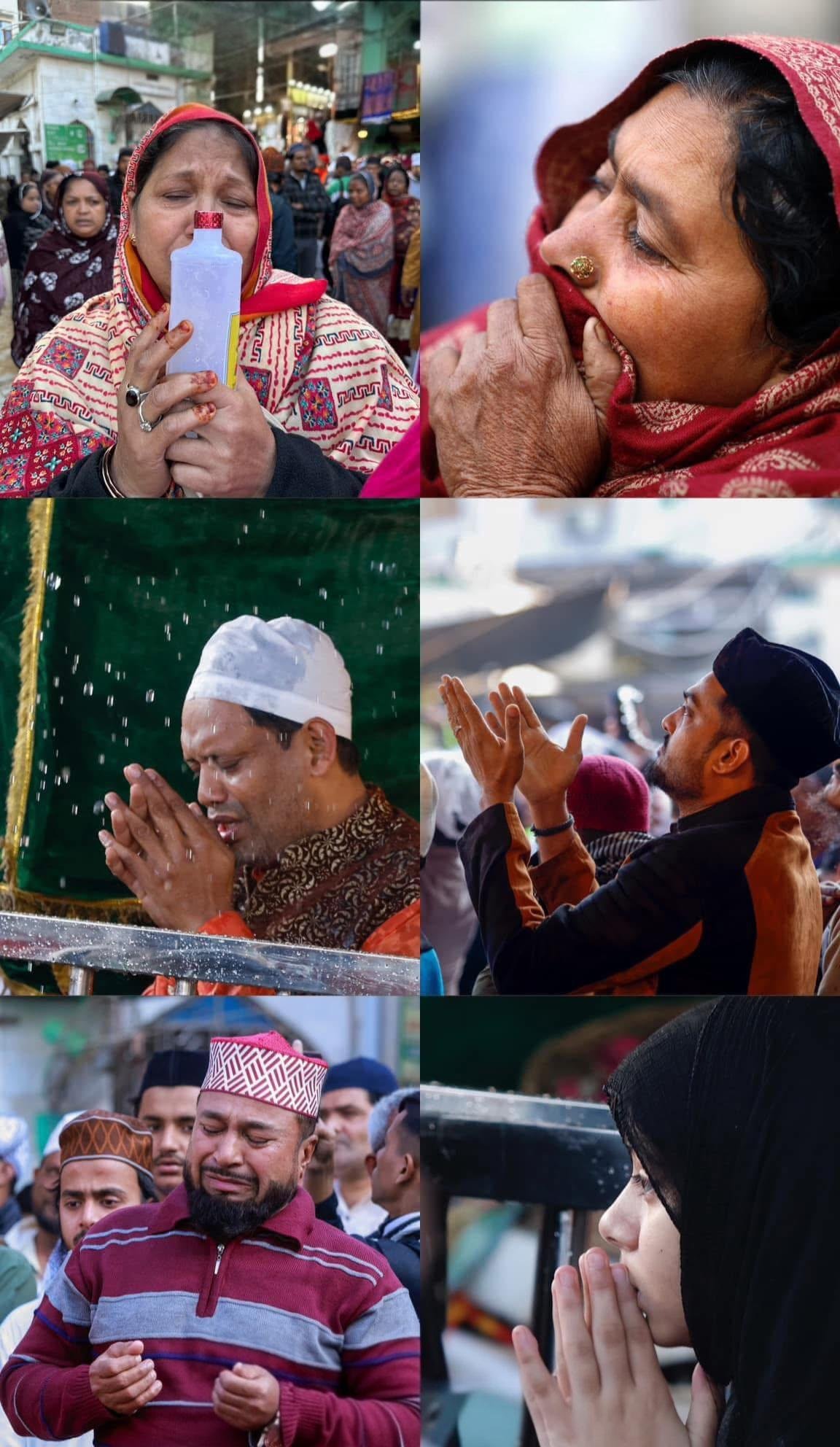 Devotees at Ajmer Sharif